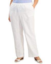 Charter Club - Plus Size 100% Linen Pants - Lyst