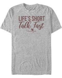 Fifth Sun - Gilmore Girls Tv Life's Short Talk Fast Short Sleeve T-shirt - Lyst