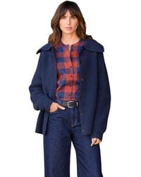Celtic & Co. - Sailor Collar Longline Cardigan - Lyst