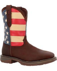 Durango - Workin' Rebel Patriotic Steel Toe Work Boot - Lyst