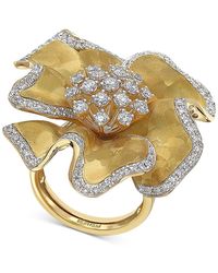 Effy - Effy Diamond Flower Statement Ring (1-3/8 Ct. T.w. - Lyst