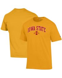Champion - Â Iowa State Cyclones Arch Over Logo T-shirt - Lyst