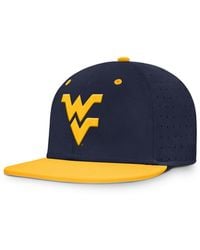 Nike - West Virginia Mountaineers On-field Dugout True Performance Fitted Hat - Lyst