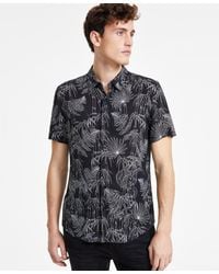 Guess - Jungle Snake Printed Short-sleeve Shirt - Lyst
