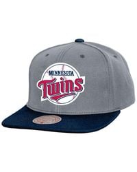 Mitchell & Ness - Minnesota Twins Cooperstown Collection Basic Flip Snapback Hat - Lyst
