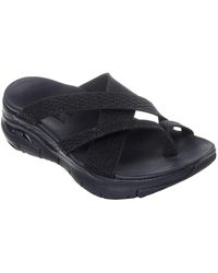Skechers - Cali Arch Fit Flip-flop Thong Sandals From Finish Line - Lyst
