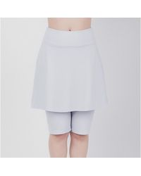 Calypsa - Midi Swim Skort - Lyst