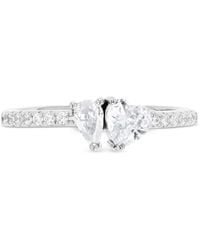 Macy's - Cubic Zirconia Heart & Pear Two-stone Ring - Lyst
