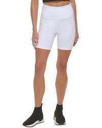 DKNY - Sport Balance Super High Rise Pull-on Bicycle Shorts - Lyst