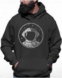 LA Pop Art - I Need My Space Astronaut Word Art Hooded Sweatshirt - Lyst