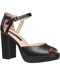 French Connection - Platform Peep Toe Pumps - Lyst