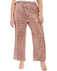 Muse - Plus Size Sequin Pull On Pants - Lyst
