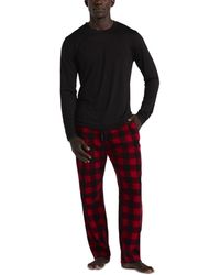 Perry Ellis - Buffalo Plaid Pajama Set - Lyst