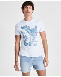 Sun & Stone - Sun + Stone Tropical Graphic Short-sleeve T-shirt - Lyst
