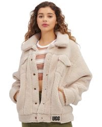UGG - Frankie Sherpa Fleece Trucker Jacket - Lyst