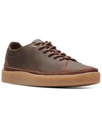 Clarks - Collection Oakpark Leather Low Top Casual Shoes - Lyst