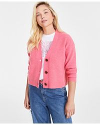 On 34th - Three-button Shaker Cardigan - Lyst