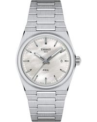 Tissot - Swiss Prx Stainless Steel Bracelet Watch 35mm - Lyst