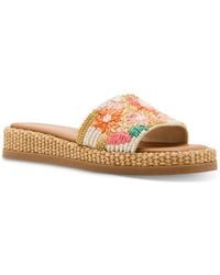 Steve Madden - Boardwalk Espadrille Slide Sandals - Lyst