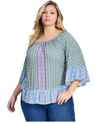 Avenue - Serenity Ruffle Top - Lyst