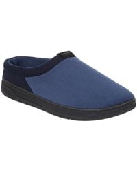 Isotoner - Microterry Jake Clog Slippers - Lyst