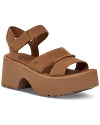 UGG - New Heights Ankle Strap Platform Sandals - Lyst