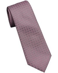 DKNY - Slim Design Geometric Neck Tie - Lyst