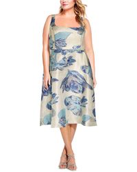 adrianna papell light blue