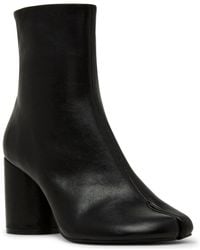 Steve Madden - Caro Split-toe Cylinder Heel Booties - Lyst