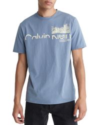 Calvin Klein White Label Fit Men for Ringer Black Logo Classic in Lyst T-Shirt 