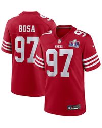 Nike - Fred Warner San Francisco 49ers Super Bowl Lviii Game Jersey - Lyst