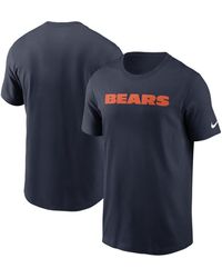 Nike - Chicago Bears Primetime Wordmark Essential T-shirt - Lyst