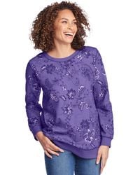 Woman Within - Plus Size Printed Sweatshirt - Lyst