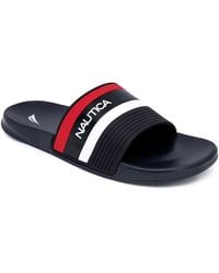 Nautica - Fitz Round Toe Pool Slides - Lyst