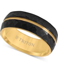 Triton - Double Row Comfort Fit Wedding Band - Lyst