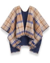 Calvin Klein - Double Face Plaid Shawl - Lyst