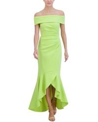 Eliza J - High-low Off-the-shoulder Gown - Lyst