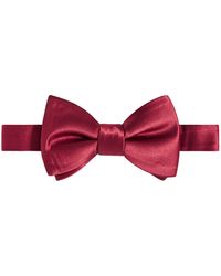 Tayion Collection - Crimson & Cream Solid Bow Tie - Lyst