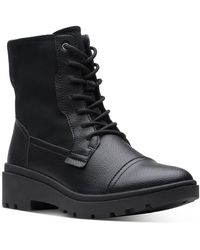 Clarks Suede Hazen Charm Fashion Boot in Black Suede (Black) | Lyst