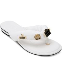 Karl Lagerfeld - Paris Everyday Cushioned Insole Ceejay Rue Pins-flat Slide Sandal - Lyst