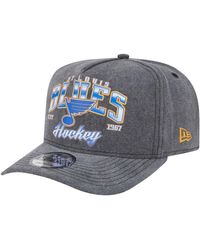 KTZ - St. Louis Blues Throwback Washed A-frame Pre-curved 9fifty Snapback Hat - Lyst