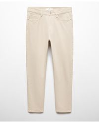 Mango - Ben Cotton Tappered-fit Jeans - Lyst