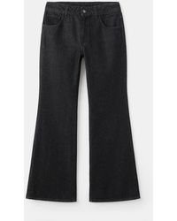 Mango - Flared Rinse-wash Jeans - Lyst