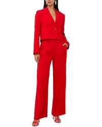 French Connection - Harry Cropped Suiting Blazer - Lyst