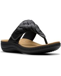 Clarks - Collection Laurieann Palm Flip-flop Sandals - Lyst