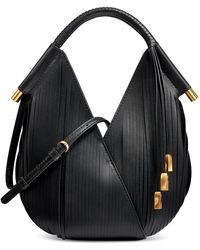 Donna Karan - Baldwin Lasercut Micro Leather Crossbody - Lyst