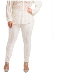 Standards & Practices - Plus Size Stretch Sheer Panel Ponte legging - Lyst