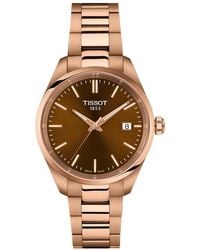 Tissot - Rose Gold Stainless Steel Bracelet Watch - Lyst