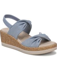 LifeStride - Riley Washable Slingback Wedge Sandals - Lyst