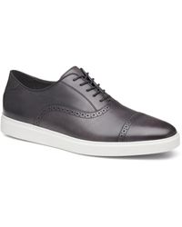 Johnston & Murphy - Brody Cap Toe Dress Casual Lace Up Sneakers - Lyst